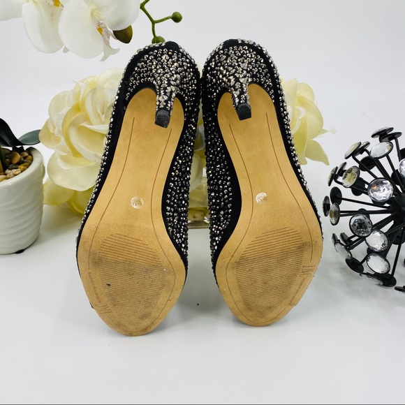 INC Bling Raeanne Open Toe Ankle Boots Booties - Picture 6 of 8